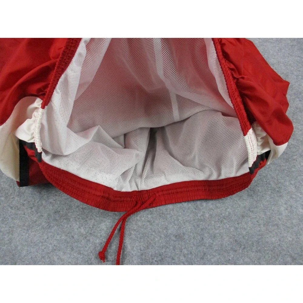 VINTAGE Adidas Pants Mens 3XL XXXL Red White Adidas Team Mesh Track Pockets